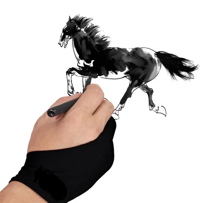S/M/L Two-Finger Drawing Glove - Touchscreen Glove Capacitive recension och pris