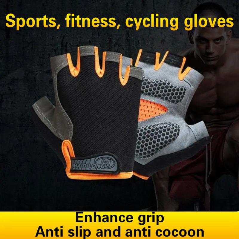 Hot Half Finger Cycling Gloves - Cycling Glove Padded recension och pris