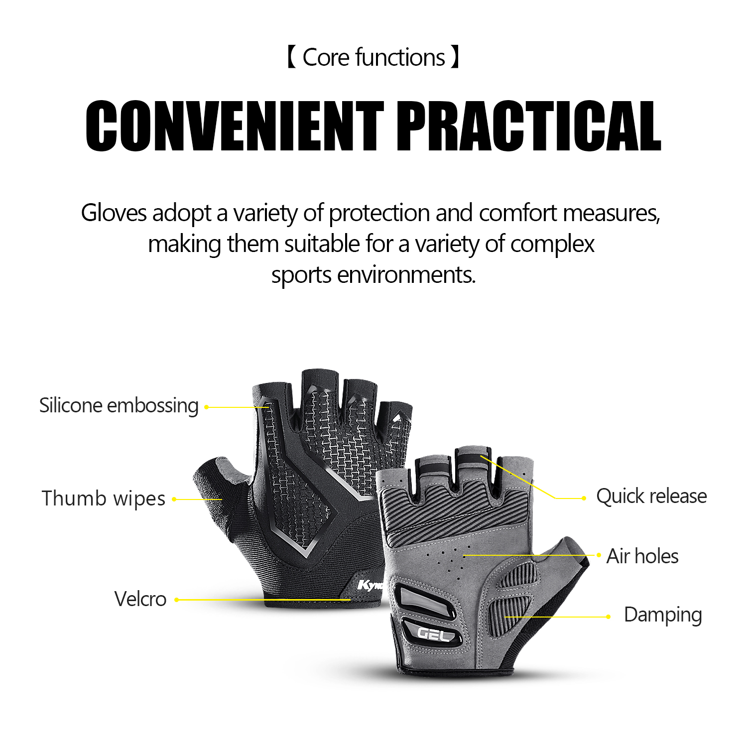 HOT Cycling Anti-slip Anti-swe - Cycling Glove Padded recension och pris